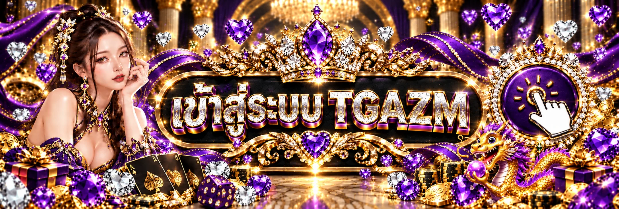 หน้าเข้าสู่ระบบ TGAZM โทนม่วงทอง